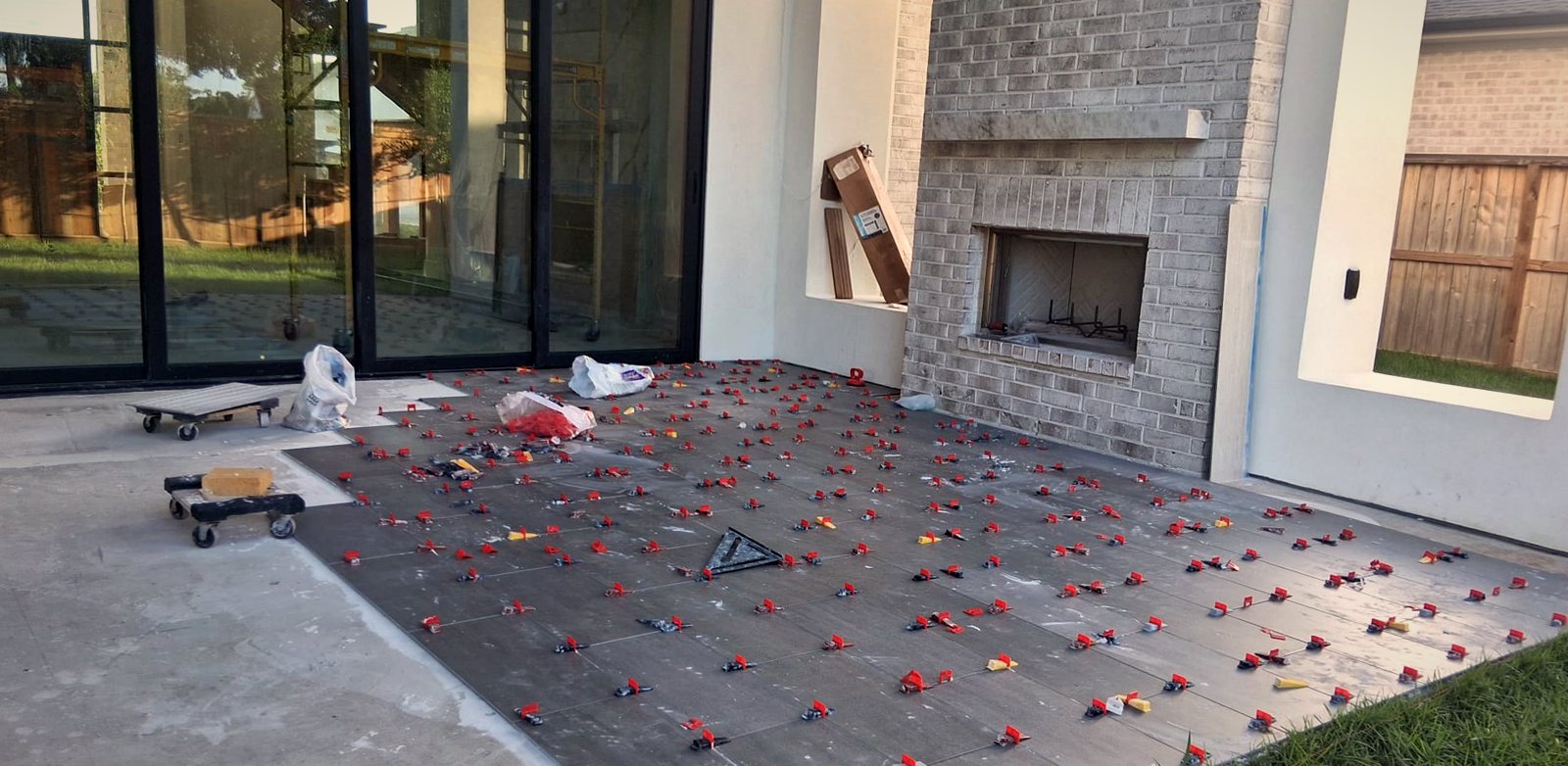 Tile installation