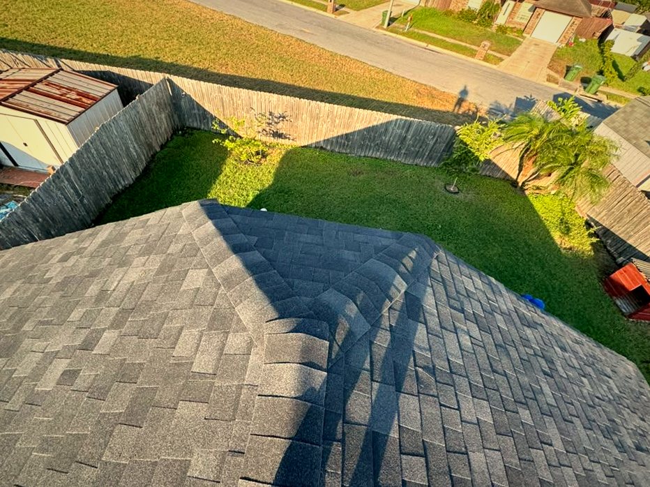 New shingle roof