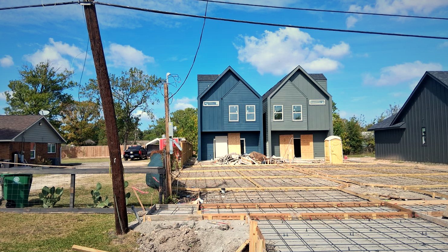 Slab forms & rebar